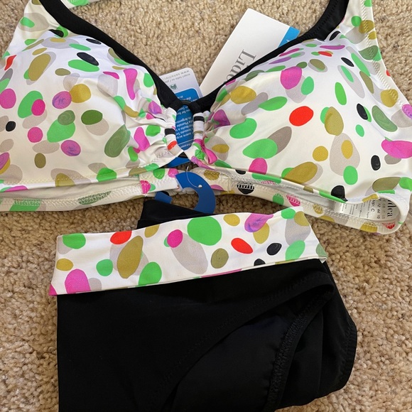 Lidea Bikini Swim Set 40C Colorful Dots New - Picture 10 of 12